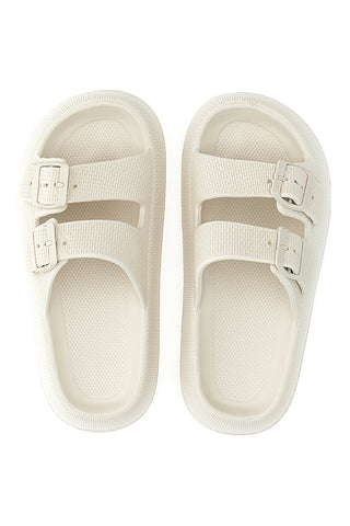 Pantofli Slide Off White s sponkami 2t2l 02