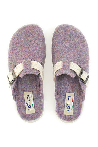 Lila copate iz blaga, izdelane v Italiji Fly Flot  5168