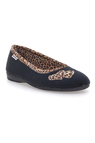 Črne copate Animalier Superga 41598