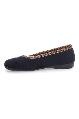 Črne copate Animalier Superga 41598