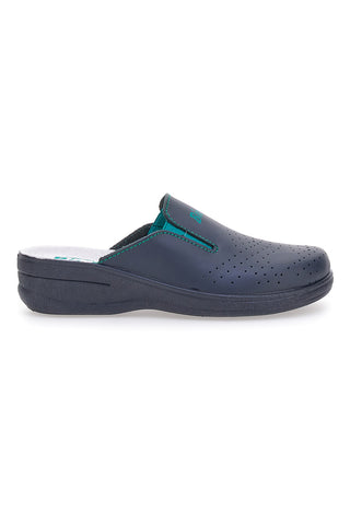 Modre delovne copate iz usnja Bio Up 329