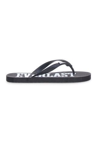 Črne copate z belim logotipom EVERLAST EV09
