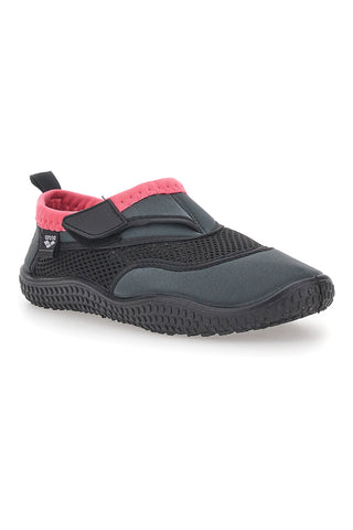 Črni čevlji za skale z roza robom Arena Watershoes