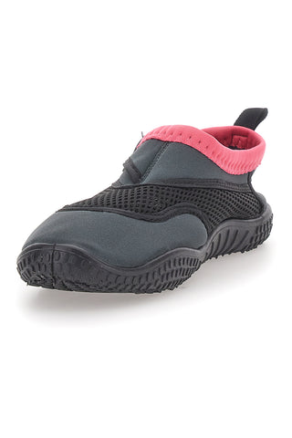 Črni čevlji za skale z roza robom Arena Watershoes