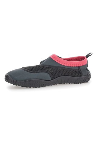 Črni čevlji za skale z roza robom Arena Watershoes