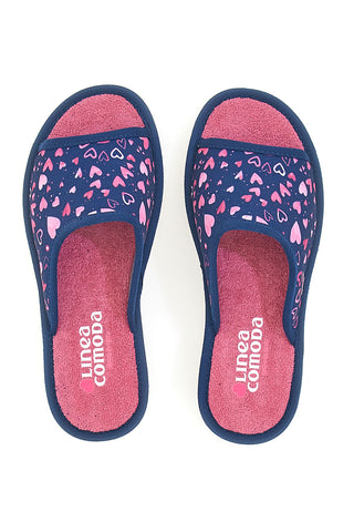 Modre in roza copate Made in Italy Linija Comoda 6974