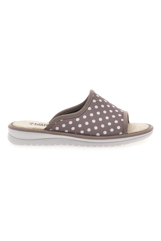 Copate Taupe in Pois Bianchi Made in Italy LINEA COMODA 5179
