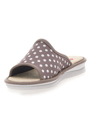 Copate Taupe in Pois Bianchi Made in Italy LINEA COMODA 5179