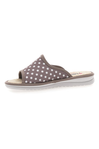 Copate Taupe in Pois Bianchi Made in Italy LINEA COMODA 5179