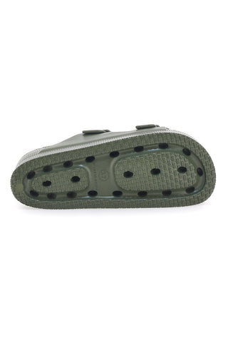 Zelene gume copate z dvojnim trakom in flatform 2T2L HM07