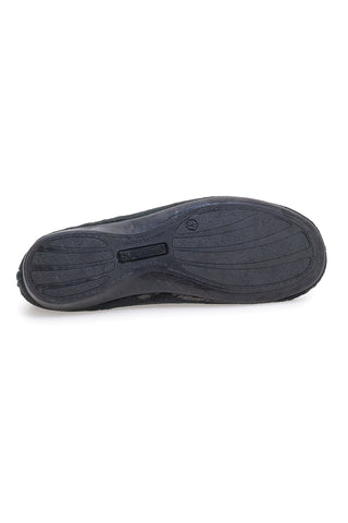 Črne copate z živalskimi detajli in srčki Superga S41S598