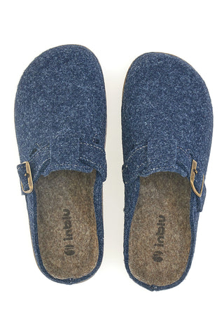 Modre filcaste copate z okrasno sponko Inblu 27 ED