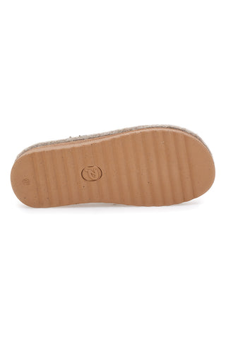 Bež filcaste copate z ergonomsko podplatom Plocadi 11902LO