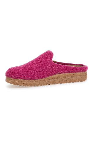 Fuksijeve copate iz filca s podplatom Comfort Plocadi 11902LO