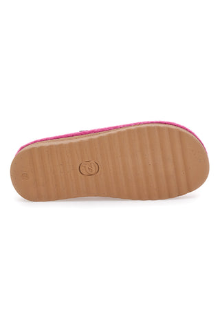 Fuksijeve copate iz filca s podplatom Comfort Plocadi 11902LO