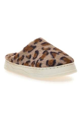 Leopardaste copate iz umetnega krzna Coveri World 25805