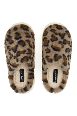 Leopardaste copate iz umetnega krzna Coveri World 25805