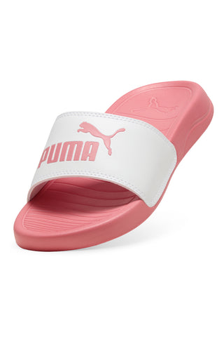 Roza copati s kontrastnim logotipom Puma Popcat 20 Jr