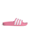 Roza natikači z Adidas Adilette Aqua K črtami