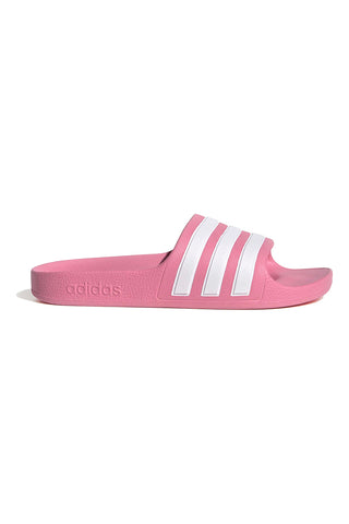 Roza natikači z Adidas Adilette Aqua K črtami