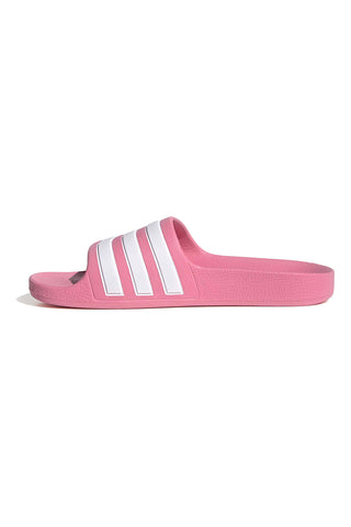 Roza natikači z Adidas Adilette Aqua K črtami