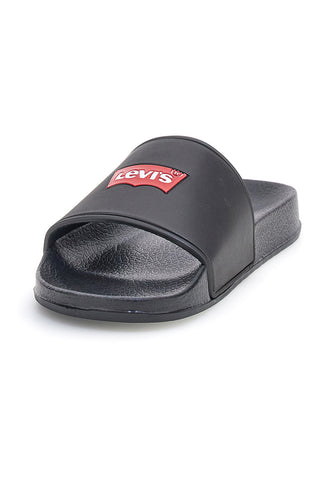 Črni copati za bazen Levi's