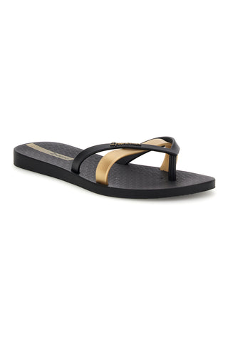 Infradito Nero Fascia Metallizzata Ipanema IP81805