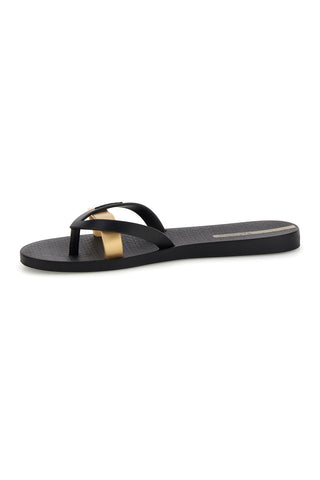 Infradito Nero Fascia Metallizzata Ipanema IP81805