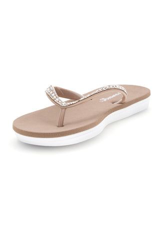 Bež japonke s kamenčki Superga S24S728