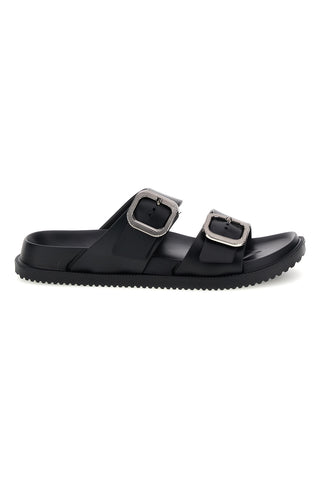 Črn copat z dvojno zaponko Superga S87Y832