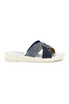 Ciabatta blu con fasce incrociate Plocadi A61JENV