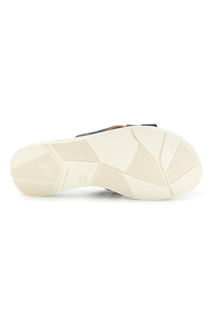 Ciabatta blu con fasce incrociate Plocadi A61JENV