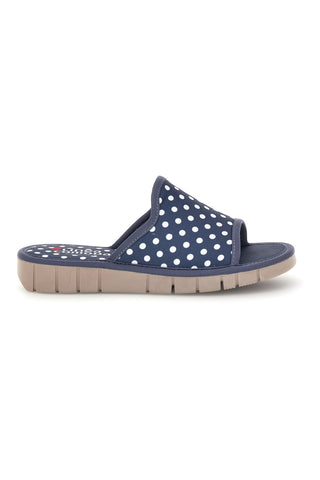 Modri copati s pikami Comfortable Line 8536