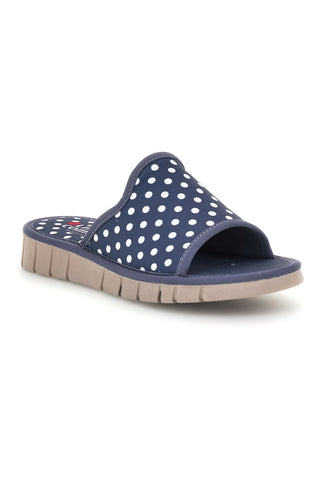 Modri copati s pikami Comfortable Line 8536