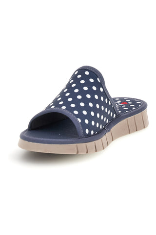 Modri copati s pikami Comfortable Line 8536