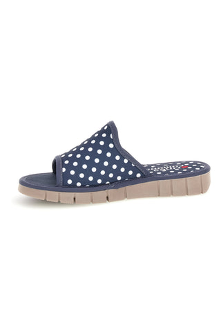 Modri copati s pikami Comfortable Line 8536