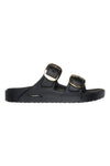 Črne copate Skechers Foamies: Arch Fit Cali Breeze Gold Star