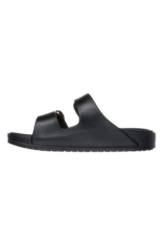 Črne copate Skechers Foamies: Arch Fit Cali Breeze Gold Star