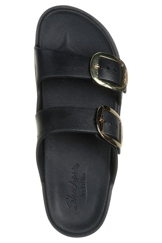 Črne copate Skechers Foamies: Arch Fit Cali Breeze Gold Star