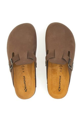 Ciabatte sabot Marroni Made In Italy SUPERGA S31U384