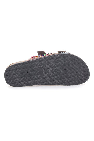 Rjave natikače s sponkami in biseri PRIMA RIGA 14177