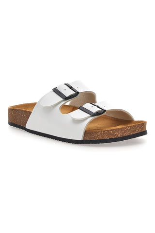 Bele natikače z dvojno zaponko in trakovi Pittarello Tierra 335A038SR
