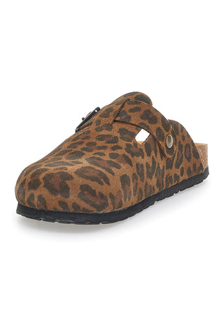 Zaprti copati Animalier z usnjenim podplatom, izdelani v Italiji PITTARELLO TIERRA 335A013PR