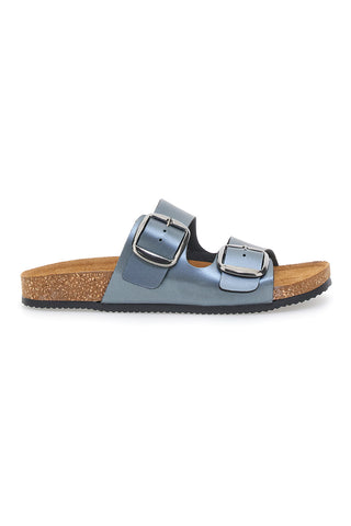 Sive natikače z dvojno zaponko, izdelane v Italiji PITTARELLO TIERRA 335A20630SR