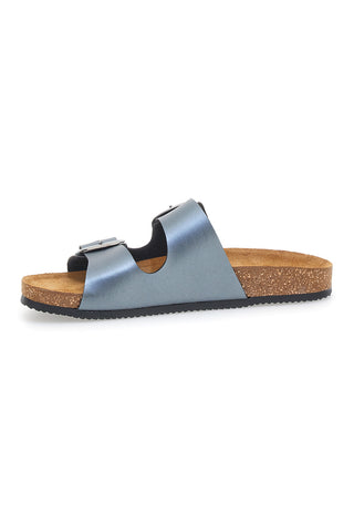 Sive natikače z dvojno zaponko, izdelane v Italiji PITTARELLO TIERRA 335A20630SR