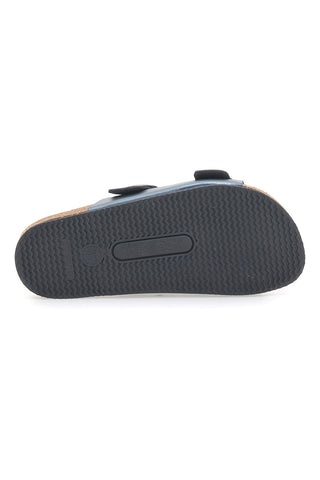 Sive natikače z dvojno zaponko, izdelane v Italiji PITTARELLO TIERRA 335A20630SR