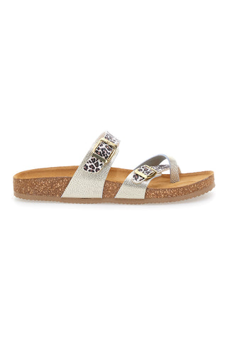 Sandali Infradito s trakom na stopalu PITTARELLO TIERRA 335A312SR Platino