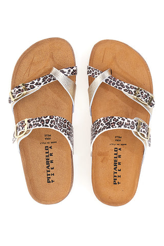 Sandali Infradito s trakom na stopalu PITTARELLO TIERRA 335A312SR Platino