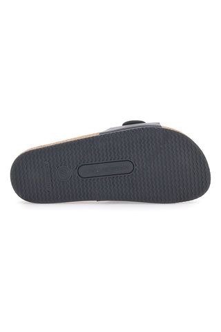 Črne natikače z trakom, izdelane v Italiji PITTARELLO TIERRA 335A21030SR