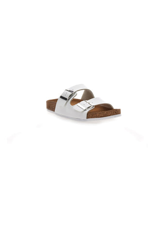 Bele natikače z dvojno zaponko, izdelane v Italiji PITTARELLO TIERRA 335A00630SR
